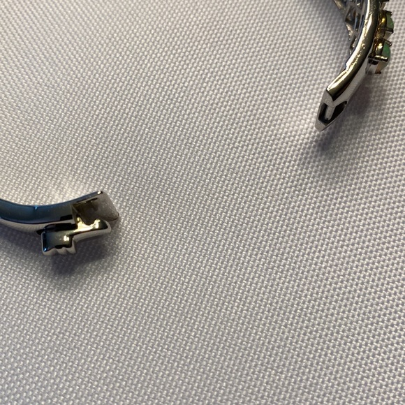 Ethiopian Welo Opal bangle bracelet, 7.25 inches, 25.6 g 925. - Picture 10 of 13